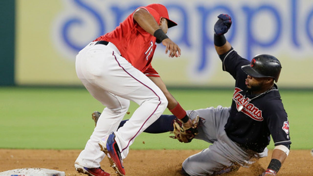 Moreland, Griffin lead Rangers to 7-0 win over Indians